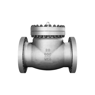 ASTM A217 WC6 Check Valve, API 6D, BS 1868, 20 IN, CL600, RF