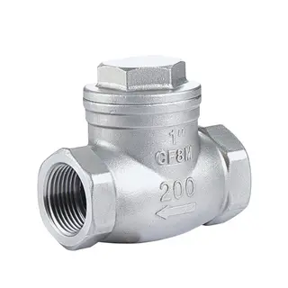 ASTM A351 CF8M Swing Check Valve, 1 IN, 200 WOG, DN25, PN16