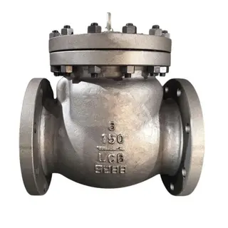 ASTM A352 LCB Swing Check Valve, BS 1868, 8 IN, CL150 LB, BB