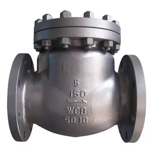 BS 1868 Swing Check Valves, ASTM A216 WCB, 5 Inch, CL150, RF