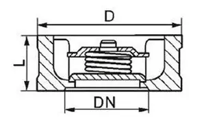 Wafer Lift Check Valve Design Drawing