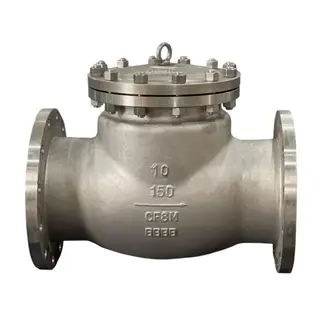 API 6D Swing Check Valve, BS 1868, ASTM A351 CF8M, 10 Inch