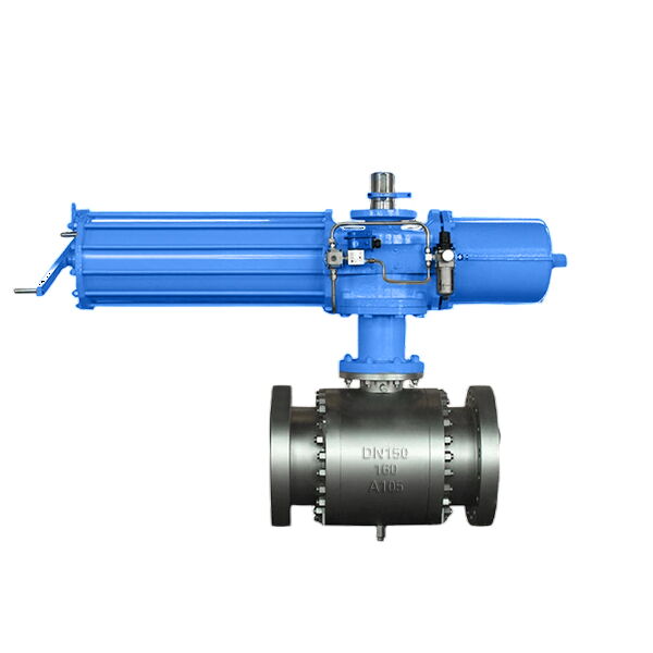 ASTM A105 Ball Valves, API 6D, DN150, PN160, RTJ, Pneumatic