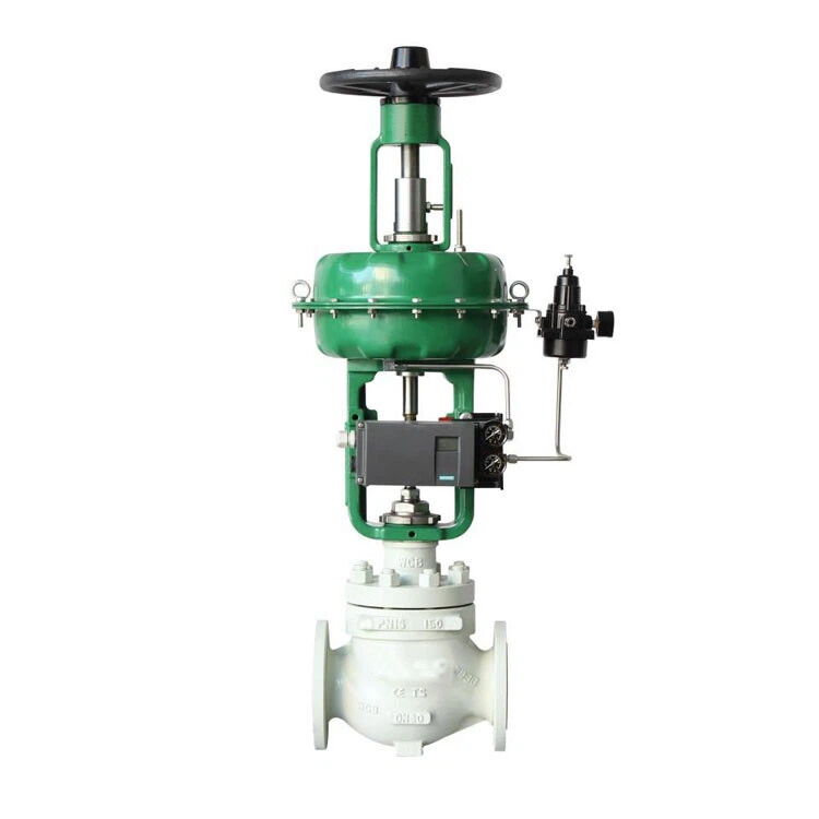 Double Seated Control Valve, A216 WCB, DN80, PN16, Pneumatic