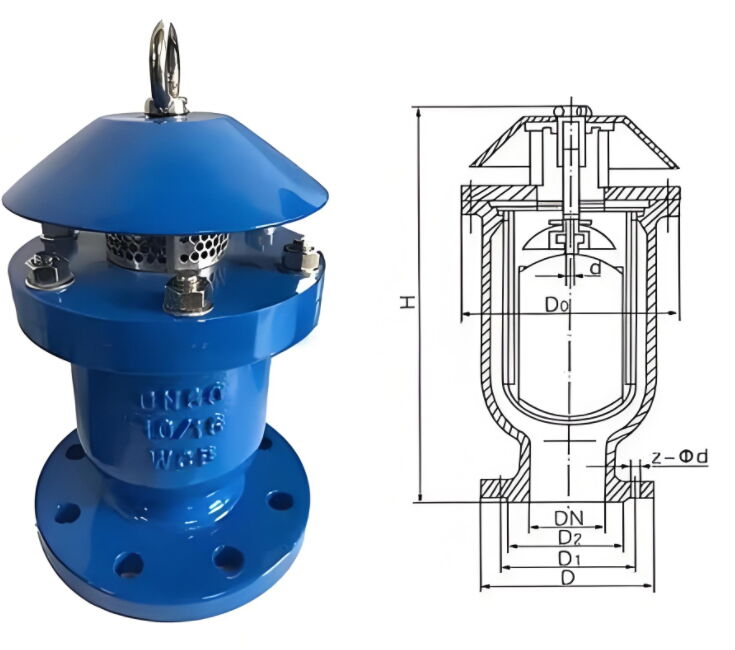 Quick Air Release Valve Structural Diagram Quick Air Release Valve Structural Diagram