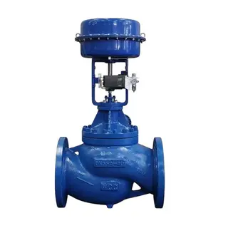 ASTM A216 WCC Control Valve, Carbon Steel, DN350, Pneumatic