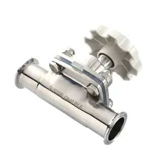 Food Grade Diaphragm Valve, SUS 304/316, DN15-DN57, Clamped