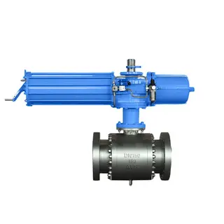 ASTM A105 Ball Valves, API 6D, DN150, PN160, RTJ, Pneumatic