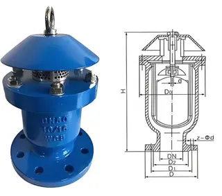 Quick Air Release Valve Structural Diagram