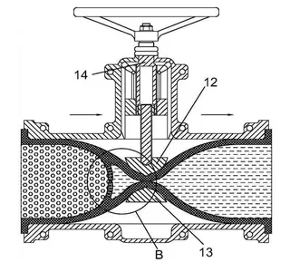 Manual Pinch Valve Design Drawing
