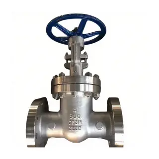 ASTM A351 CF3M Gate Valves, API 600, 4 Inch, 600 LB, BB, RTJ