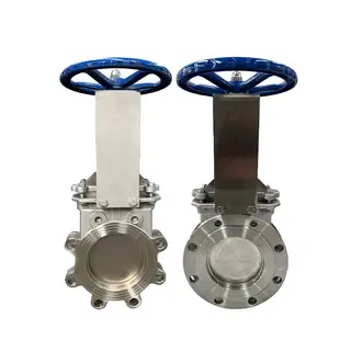 MSS SP-81 Knife Gate Valve, Stainless Steel, DN50-DN400, Wafer