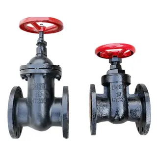 Gray Cast Iron Gate Valve, HT200, DN100, Non-rising Stem, RF