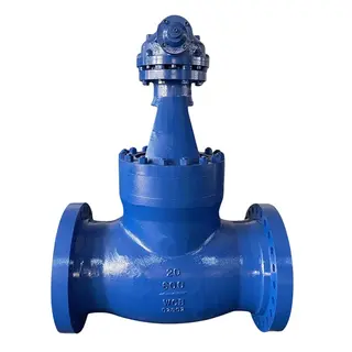 Carbon Steel Globe Valve, BS 1873, WCB, 20 Inch, 600 LB, PSB