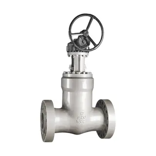ASTM A216 WCB Globe Valves, BS 1873, 12 IN, CL1500, Bevel Gear