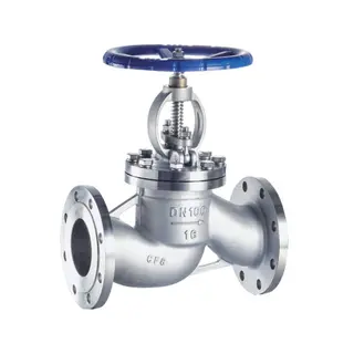 ASTM A351 CF8 Globe Valve, BS 1873, DN100, PN16, Rising Stem