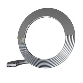 Basic Type Kammprofile Gasket, Metal Core, Flexible Graphite