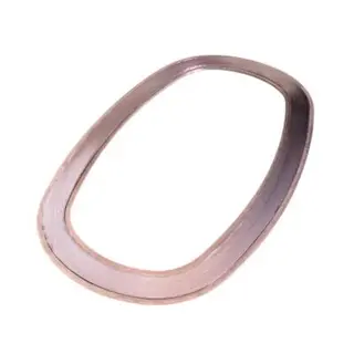 Custom-Shaped Spiral Wound Gasket, Flexible Graphite, Steel