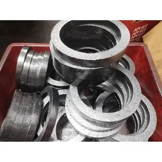 Cryogenic Gate Valve Packing Set, 110 mm * 140 mm, Graphite