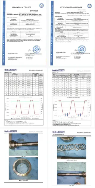 Attestation of TA-LUFT for M600 Packing in 16-inch Globe Valve