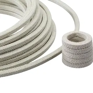Polyacrylic Yarn Braided Packing, 6-25.4 mm, 0-100 bar, PTFE