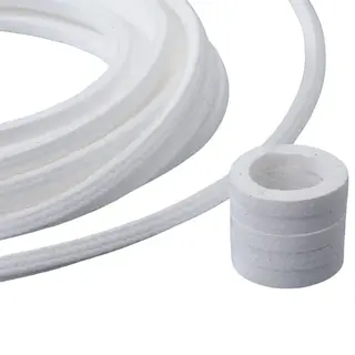 Pure PTFE Braided Packing, 4-20 mm, 100 bar, for Valve/Pump
