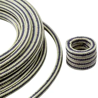 Valve Stem Packing, Aramid & Graphited-PTFE Fibers, Braided