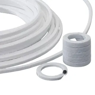 Control Valve Braided Packing, Carbon Fiber Core, PTFE Sleeve