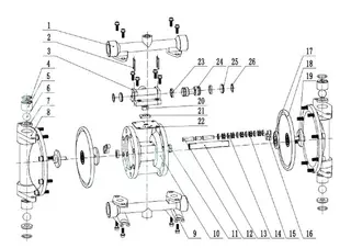 Pneumatic Diaphragm Pump Parts
