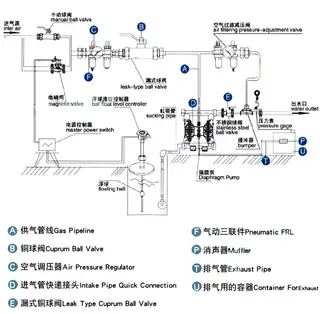 Pneumatic Diaphragm Pump in a Fluid Control System
