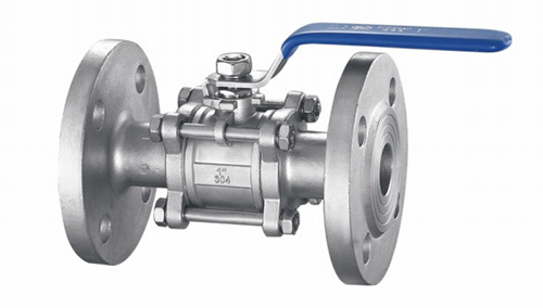 Ball Valve with Flanged Ends