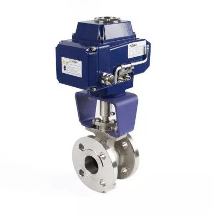 Electric V-Port Ball Valve