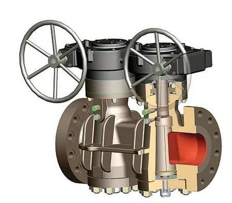 DBB Plug Valve Design Drawing