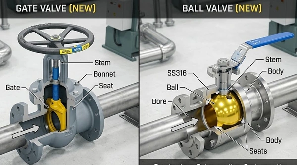 Gate Valve vs. Ball Valve: Guide to Industrial Valve Selection | China ...