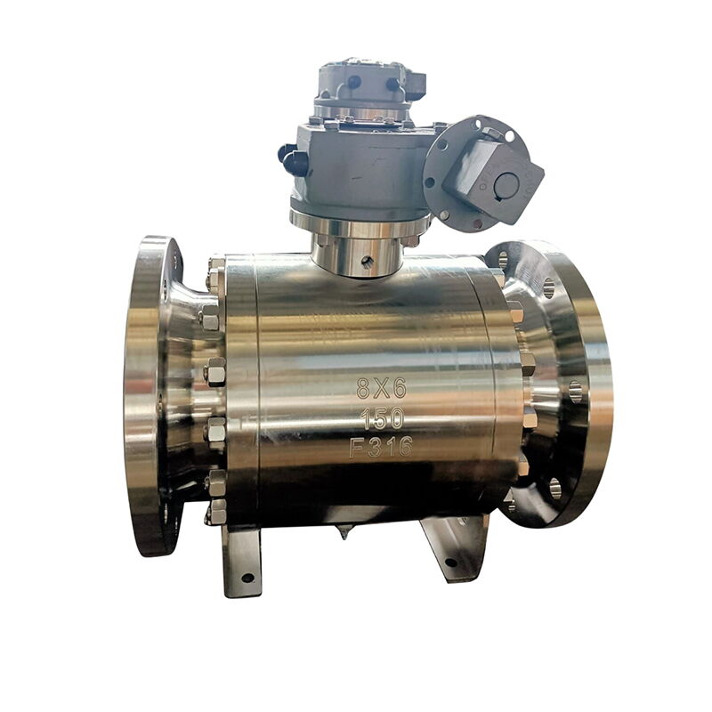 ASTM A182 F316 Ball Valve, API 6D, BS 5351, 8 * 6 IN, CL150
