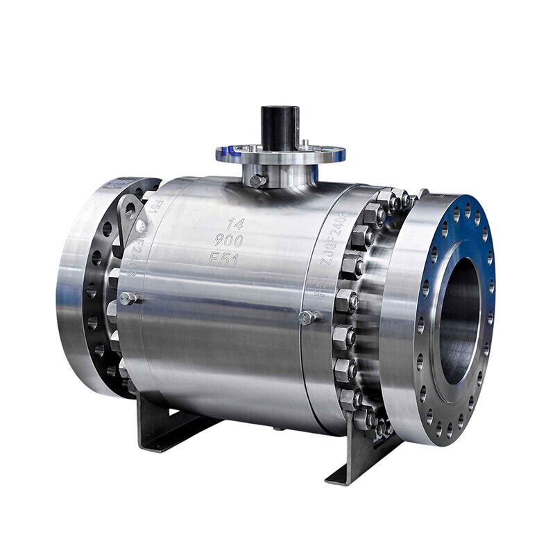 ASTM A182 F51 Ball Valve, BS 5351, API 6D, 14 Inch, CL900 LB