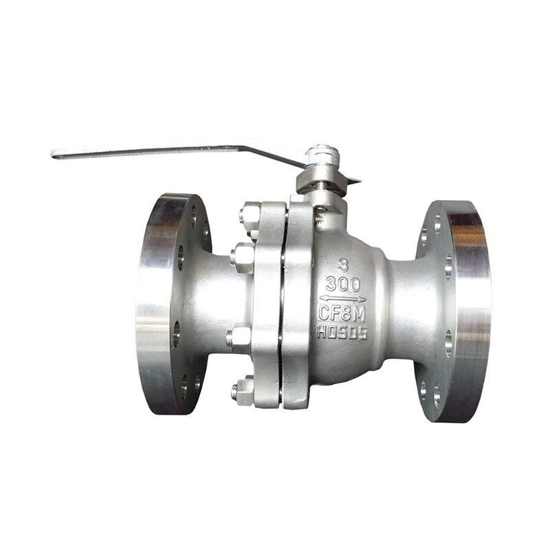ASTM A351 CF8M Floating Ball Valve, API 608, 3 IN, CL300, RF