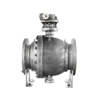 BS 5351 Trunnion Ball Valve, A216 WCB, DN400, PN25, Flanged