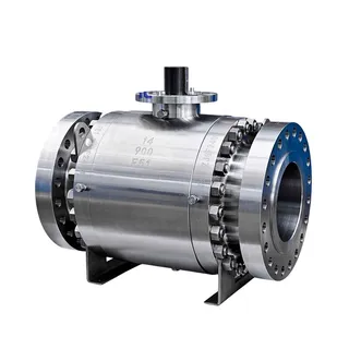 ASTM A182 F51 Ball Valve, BS 5351, API 6D, 14 Inch, CL900 LB