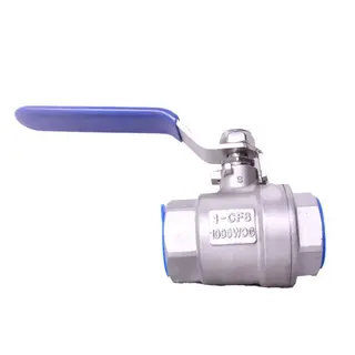 2 Piece Threaded Ball Valve, ASTM A351 CF8, 1 Inch, 1000 WOG