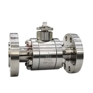 ASTM A182 F316L Ball Valves, ASME B16.34, 2 IN, CL900 LB, RF