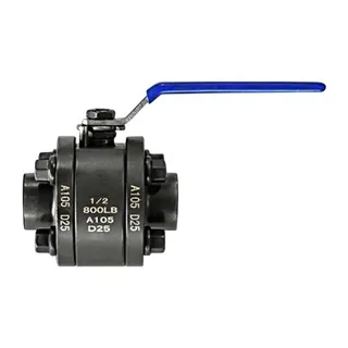 Forged Steel Ball Valve, ASME B16.34, A105, 1/2 Inch, CL800