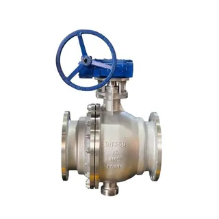 SS 316L Trunnion Ball Valve, BS 5351, DN350, PN16, 14 Inch
