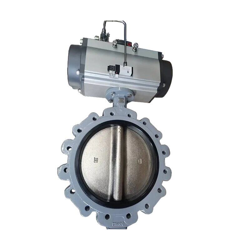Pneumatic Butterfly Valve, API 609, DI GGG40, 16 Inch, CL150