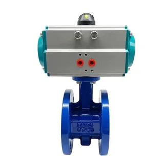 Pneumatic Actuated Butterfly Valve, BS EN 593, QT450, DN50