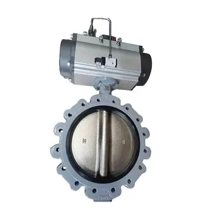 Pneumatic Butterfly Valve, API 609, DI GGG40, 16 Inch, CL150