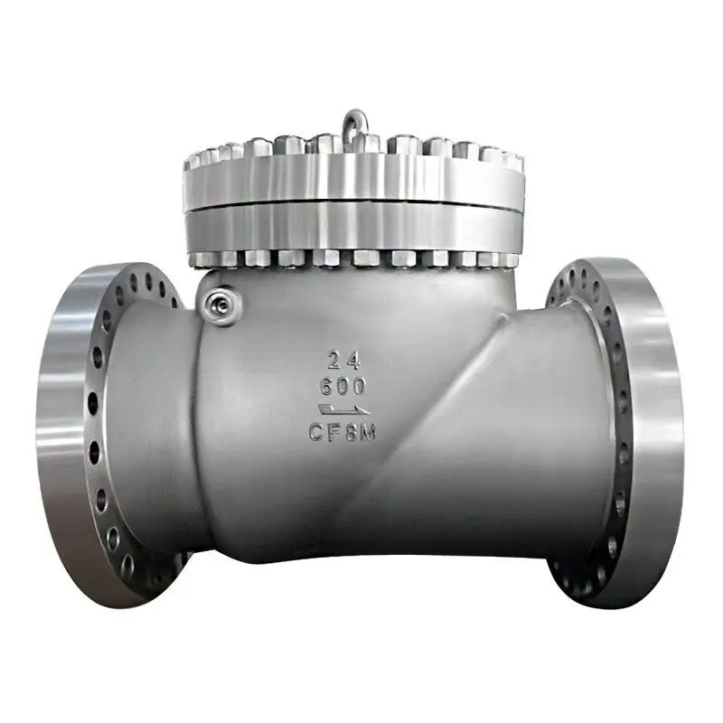 API 6D Swing Check Valve, ASTM A351 CF8M, 24 Inch, CL600, RF