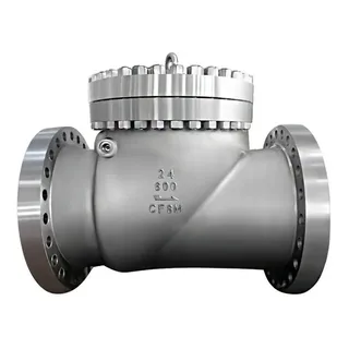 API 6D Swing Check Valve, ASTM A351 CF8M, 24 Inch, CL600, RF