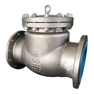 Duplex 2205 Swing Check Valve, API 594, 10 Inch, 150 LB, RF