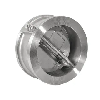 Dual Plate Check Valve, API 594, SS 316L, DN150, PN16, Wafer